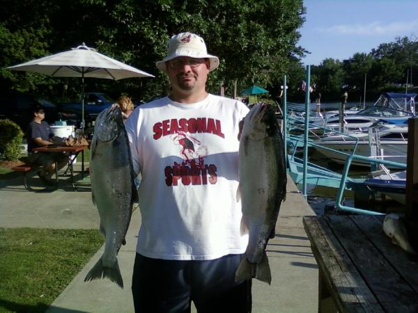 10lb. and 14lb. steelhead