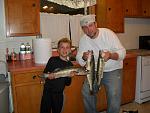 Me and my son Tristan with a few of Eastern Lake Erie's finest.