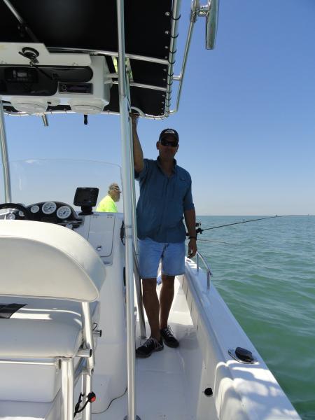 Captain Dave at the Helm!