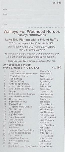 Walleye for Wounded Heroes &quot;Fishing with a Friend&quot; raffle tickets-2024ticket-jpg